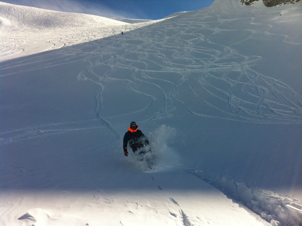 un certain niveau est indispensable pour faire la Vallée blanche en snowboard