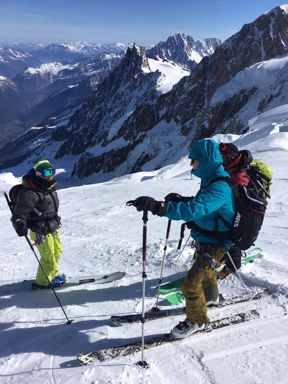 Ski au Mont Blanc