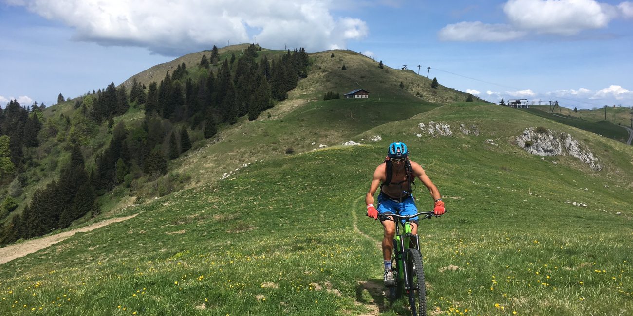 Mountain bike enduro à la pointe de Brasse