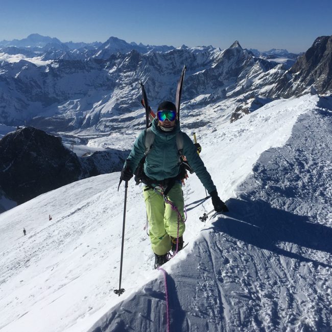 Splitboard au Breithorn