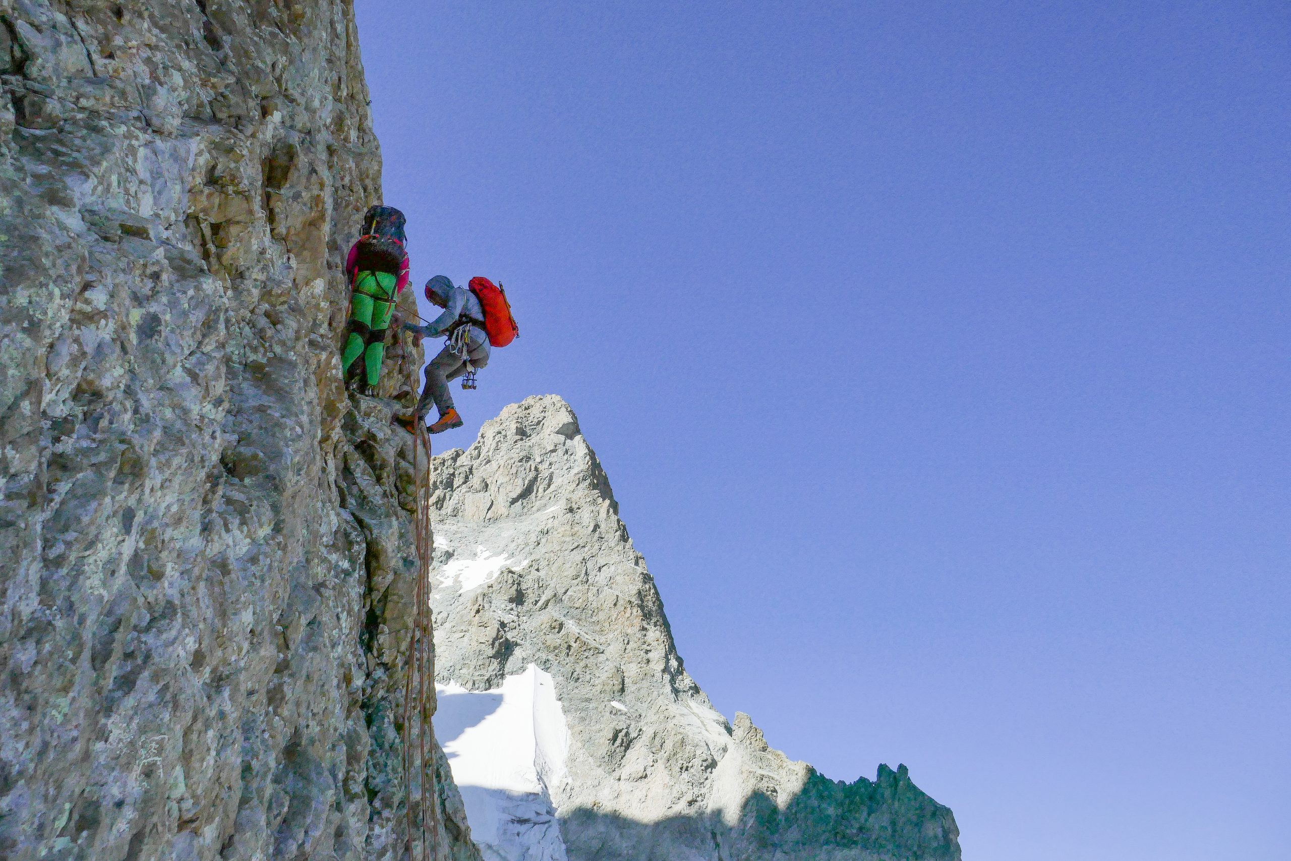 Arête Nord de la Pointe Puiseux au Pelvoux