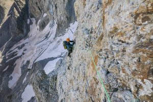 Arête Nord de la Pointe Puiseux au Pelvoux